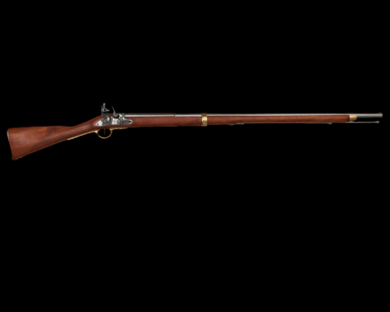 Flintlock musket with bayonet 