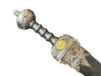 RZYMSKI MIECZ GLADIUS Z POCHWĄ JT6056BK MEGA HIT 80cm CZARNY + stojak - 18