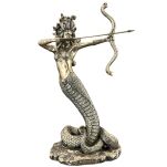 Grecka MEDUZA Gorgona z łukiem  symbol siły VERONESE WU77890A1 - 11