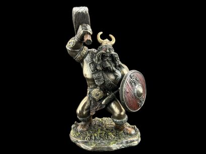 Viking Warrior with hammer and SHIELD VERONESE (WU76639A4)