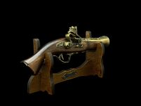 HISTORYCZNY GARŁACZ Z ZAMKIEM SKAŁKOWYM AG315.01 ze stojakiem - 4