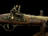 HISTORYCZNY GARŁACZ Z ZAMKIEM SKAŁKOWYM AG315.01 ze stojakiem - 5