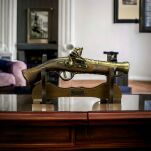 HISTORYCZNY GARŁACZ Z ZAMKIEM SKAŁKOWYM AG315.01 ze stojakiem - 7