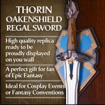 Miecz Thorin Oakenshield Regal Sword Inspirowany The Hobbit z Zawieszką 93 cm JT6055 - 15
