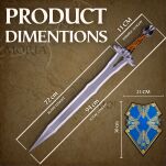 Miecz Thorin Oakenshield Regal Sword Inspirowany The Hobbit z Zawieszką 93 cm JT6055 - 13