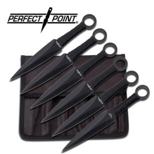 PERFECT POINT USA RC-086-6 THROWING KNIVES SET