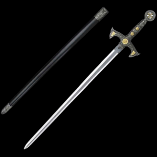 NICE TEMPLAR SWORD with sheath  (HK-5518)