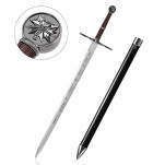Miecz Geralta Bambusowe Ostrze inspirowany Wiedźmin The Witcher 3 Wild Hunt z Pochwą 122 cm JT10637 - 8