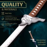 Miecz Yasuo inspirowany League of Legends z Pochwą 109 cm JT6606-B - 8