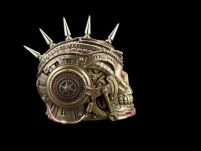 Szkatułka w kształcie czaszki Draugra STEAMPUNK Veronese WU78024A4 - 2