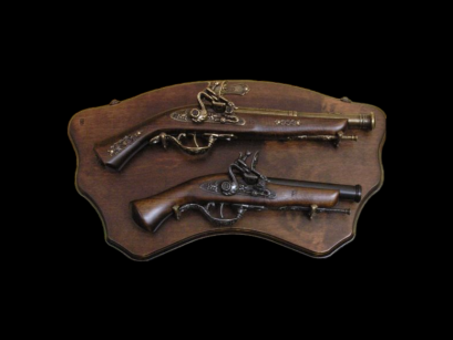 flintlock KIT GUNS ON DASHBOARD  (AG34/A1.01)