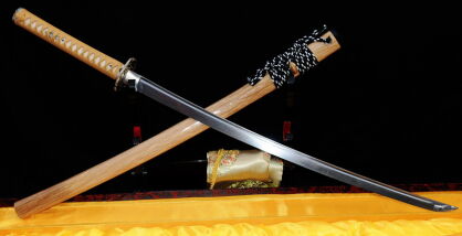 Samurai sword KATANA , STEEL layered Damascus, HAND-FORGED, R219