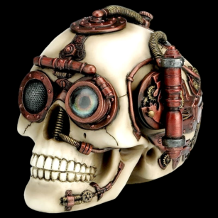 BRIGHT Skull - Steampunk casket VERONESE  (WU76568AA)