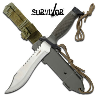 SURVIVOR HK-6001S SURVIVAL KNIFE 12" OVERA