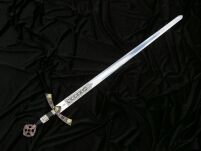 WSPANIAŁY MIECZ ZAKONU TEMPLARIUSZY 4112  Pasowanie Wojowników Maryi - 3