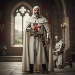 WSPANIAŁY MIECZ ZAKONU TEMPLARIUSZY 4112  Pasowanie Wojowników Maryi - 4