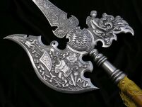 GREAT richly decorated HALBERD 603 - 3