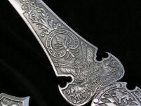 GREAT richly decorated HALBERD 603 - 4