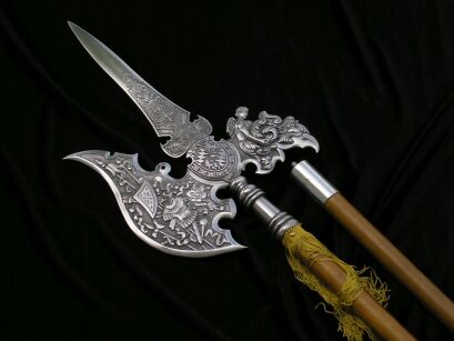 GREAT richly decorated HALBERD 603