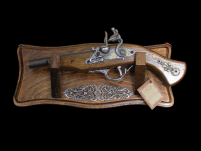 UNIQUE GUN ON DASHBOARD flintlock  (WTR-239) - 2