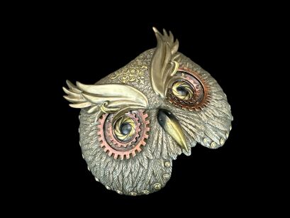 STEAMPUNK MASK OWL VERONESE  (WU76780A4)