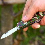 ZAPALNICZKA TAKTYCZNA SCYZORYK SURVIVAL KAMUFLAŻ USB 5w1 DK-F4 - 2