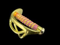 NOŻYK DO LISTÓW SZABLA GENERAŁA LEE  (28)plus stojak - 4