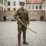 POLISH SABRE Officers WZ 1921 with scabbard - 11