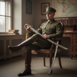 POLISH SABRE Officers WZ 1921 with scabbard - 2