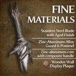 Miecz Saurona Inspirowany The Rings of Power z Zawieszką 40 cm JT3115 - 12