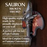 Miecz Saurona Inspirowany The Rings of Power z Zawieszką 40 cm JT3115 - 13