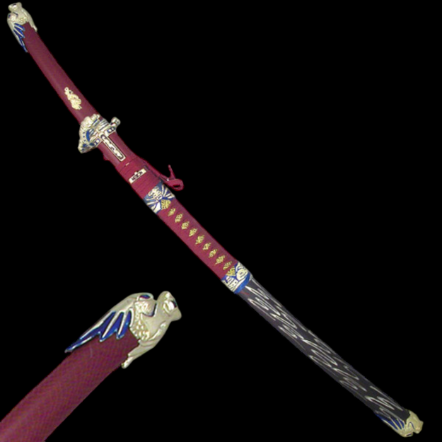 Wspaniała smocza katana z pochwą 109cm C-85R