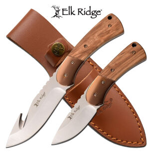 ELK RIDGE ER-200-10BR FIXED BLADE KNIFE SET