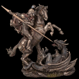 ST GEORGE on horseback killed a dragon VERONESE (WU75858A4)