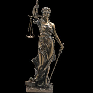 SCULPTURE BEAUTIFUL TEMIDA JUSTICE VERONESE (WU75802A4)
