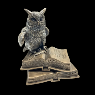 EXCEPTIONAL SCULPTURE OWL WISDOM VERONESE  (WU74110A4)