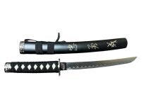 Japoński Sztylet Tanto Stalowy z Pochwą Drewnianą i ze Stojakiem Nożyk do Listów HKS108S - 9