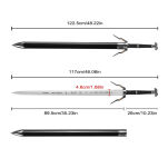 Miecz Geralta - Bambusowe Ostrze inspirowany Wiedźmin The Witcher z Pochwą 122 cm JT10643 - 11