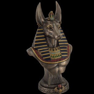 EGYPTIAN GOD ANUBIS on a pedestal VERONESE   (WU76649A4)