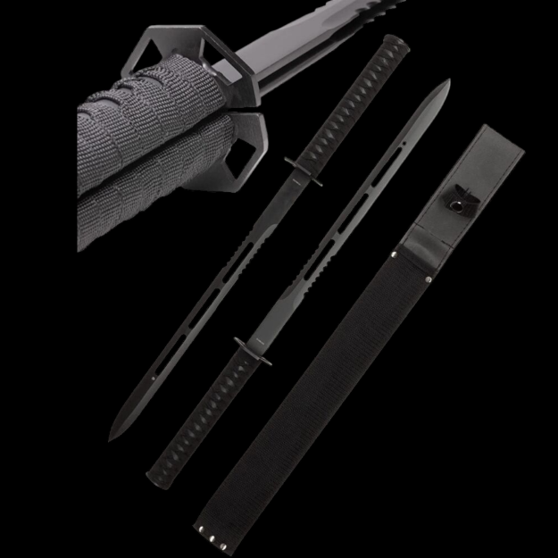 Zestaw 2 mieczy ninja z pochwą 63,5 cm HK-1249