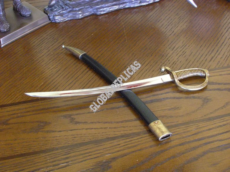SABRE NAPOLEONIC letter opener with scabbard XIX century  (F-3033)