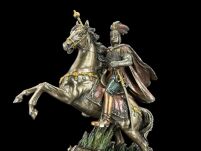 JAN III SOBIESKI KRÓL POLSKI NA KONIU W ZBROI Veronese CU02860A4 - 4