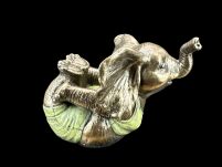 Wesoły słoń słonik na szczęście Joga Łuk  Veronese WU78182A4 - 5