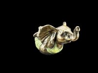 Wesoły słoń słonik na szczęście Joga Łuk  Veronese WU78182A4 - 2