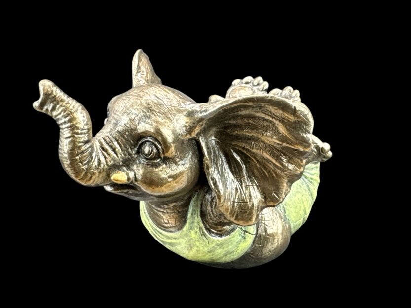 Wesoły słoń słonik na szczęście Joga Łuk  Veronese WU78182A4