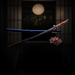 RODOWA KATANA JAPOŃSKA TAIRA HEIKE MIECZ SAMURAJSKI 126 + STOJAK - 15