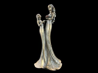 BRIDE WEDDING STATUE With Bridesmaid VERONESE (WU73413A4)