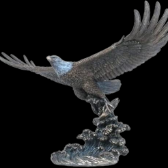 EXCEPTIONAL SCULPTURE - EAGLE FLIGHT - VERONESE (WU74876A4)