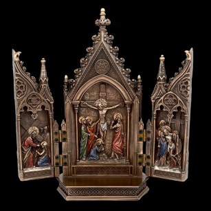 SCULPTURE - Triptych CALVARY - VERONESE (WU76234A4)