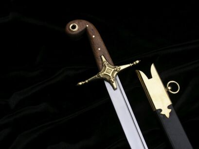 Persian sabre szamszir for the swordplay with the scabbard IUS-S- 185